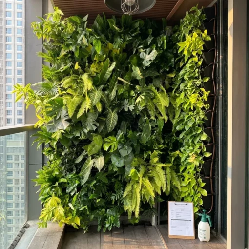 12-month green wall maintenance plan